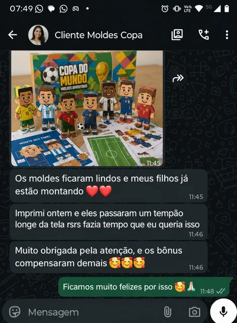 Feedback real de cliente sobre a coleção GolCraft